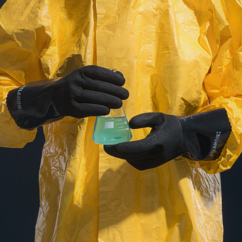 V330BK 丨 Nitrile Chemical Resistant Gloves 3 Pairs