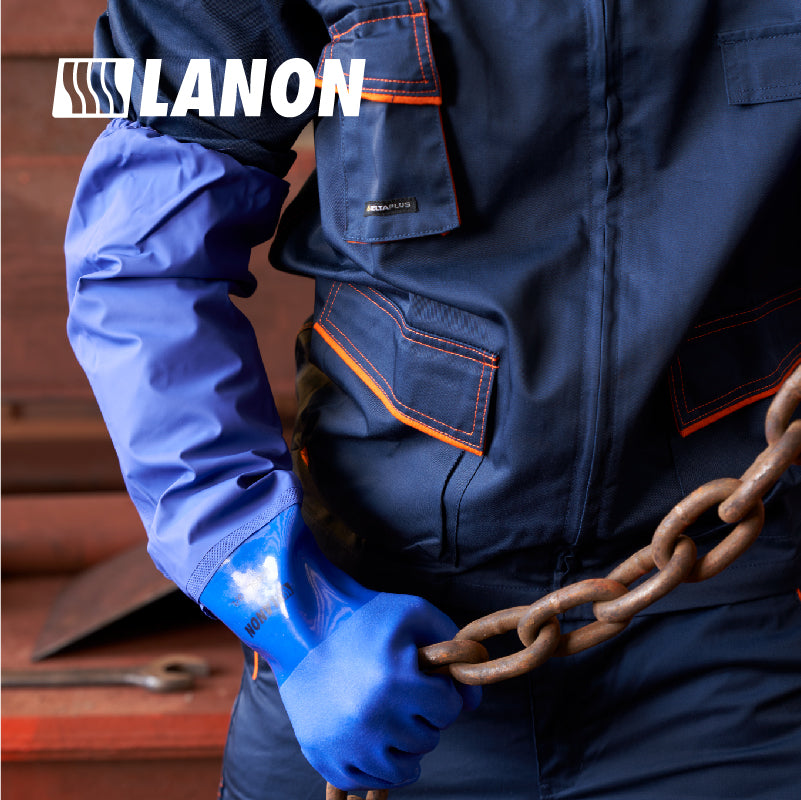 806SL 丨 PVC Extended Sleeve Chemical-Resistant Gloves