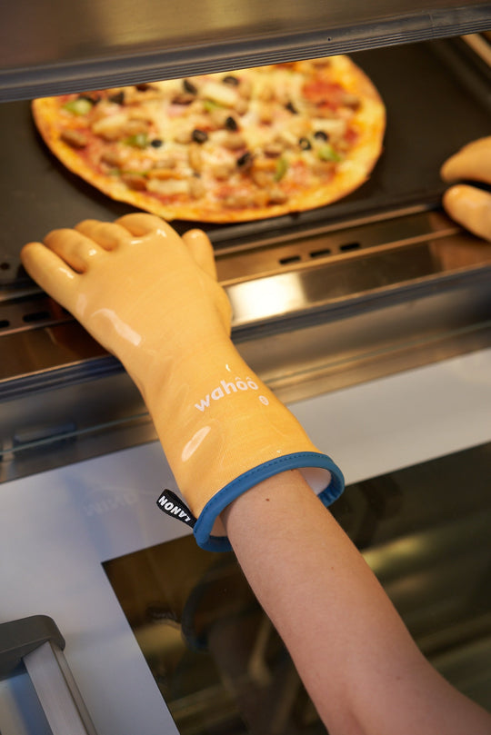 wahoo Liquid Silicone Gloves | Yellow