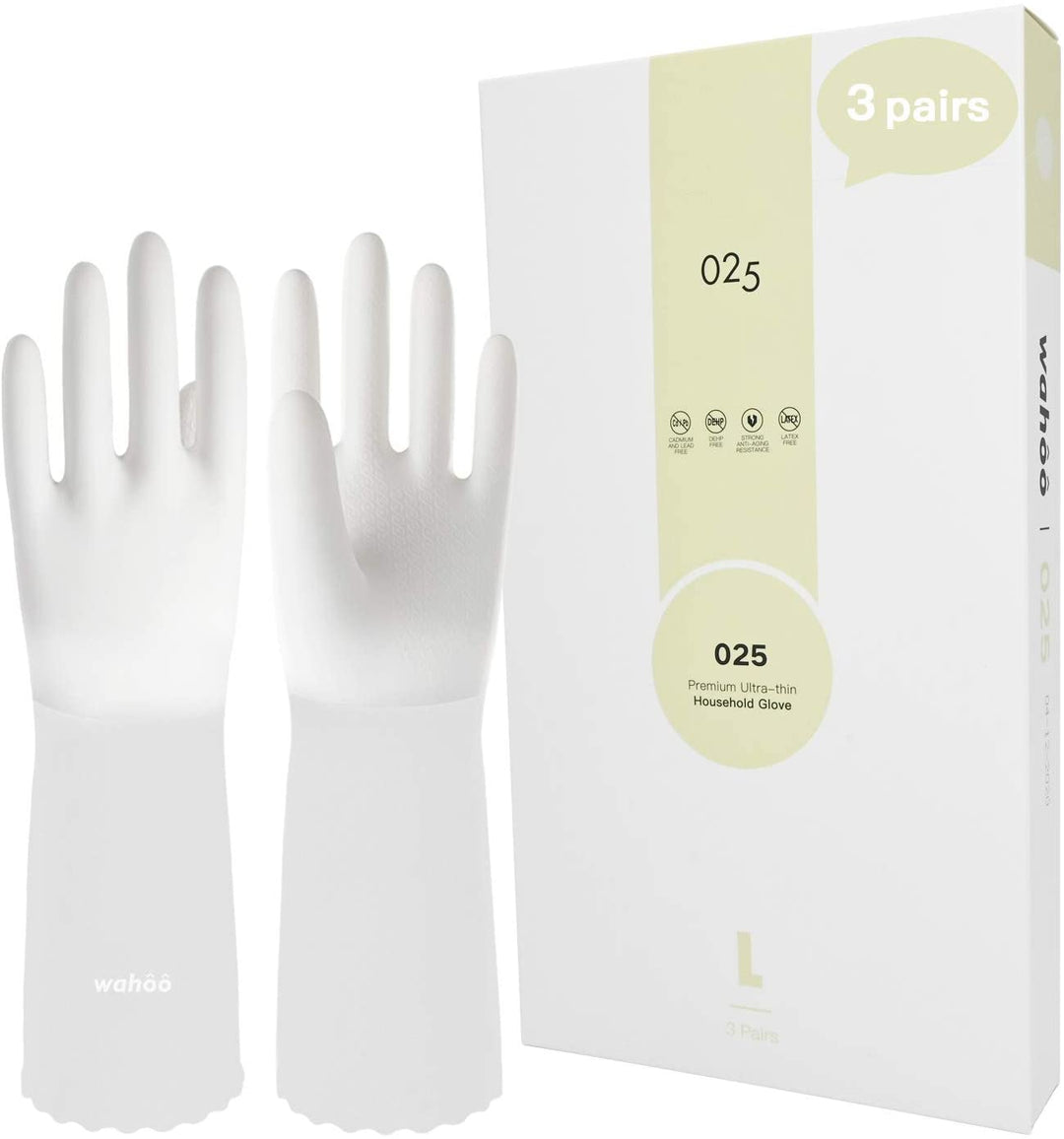 WG01丨 PVC Household Gloves, Semi-Transparent Cuff Designed