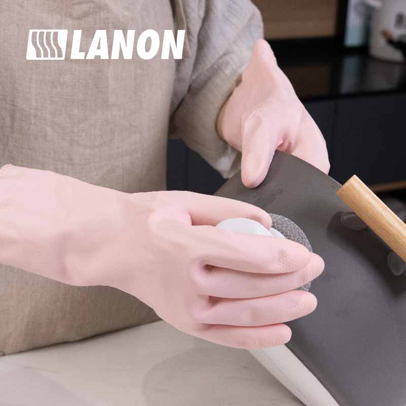 808-2 | PVC Thermal Cleaning Gloves with Blue Fleece Thermal Liner