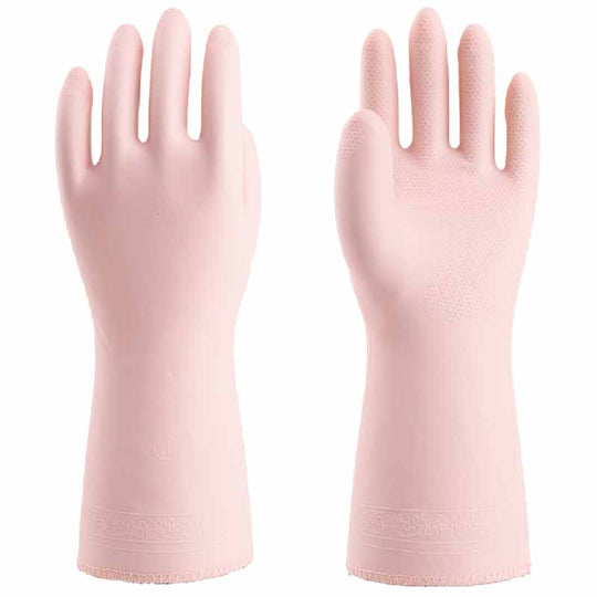 808-2 | PVC Thermal Cleaning Gloves with Blue Fleece Thermal Liner