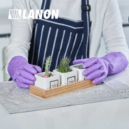 808 丨 Flocklined PVC Cleaning Gloves