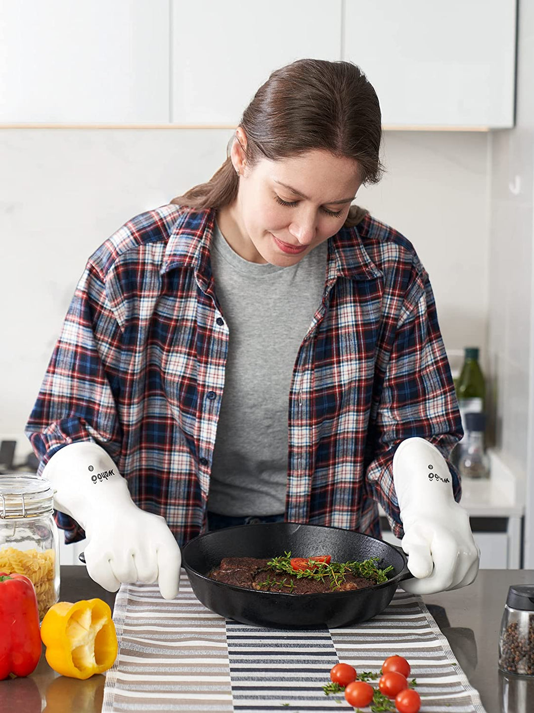 wahoo Liquid Silicone Gloves | White