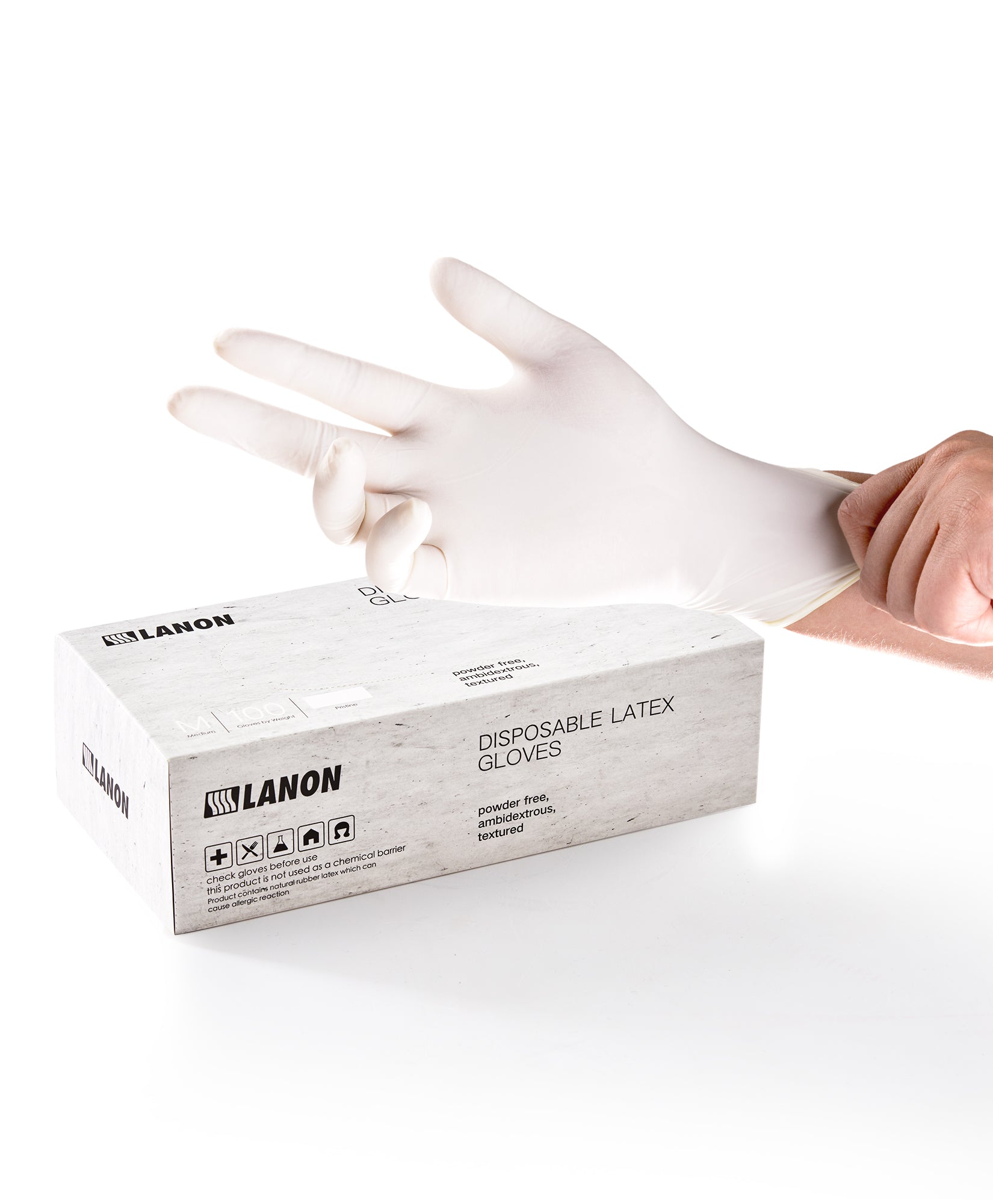 LD11 | Latex Disposable Gloves, 5 mil