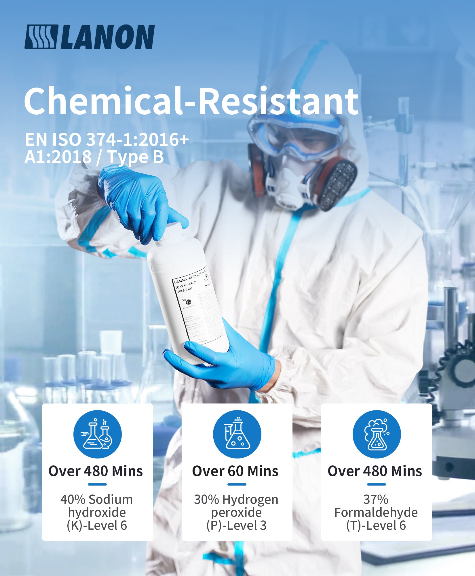 LD65 | Disposable Nitrile Gloves, Powder-Free, 3.5g