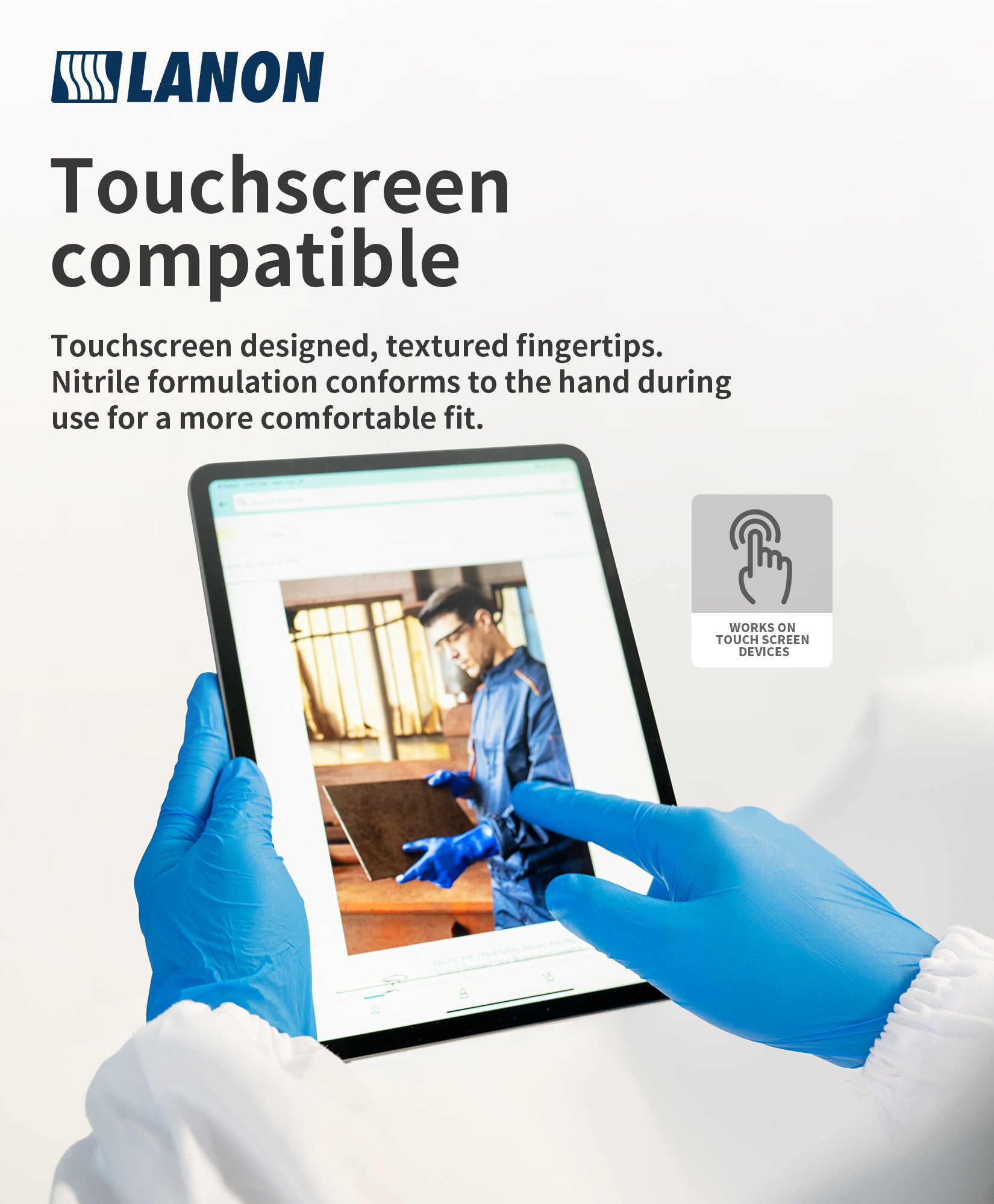LD65 | Disposable Nitrile Gloves, Powder-Free, 3.5g
