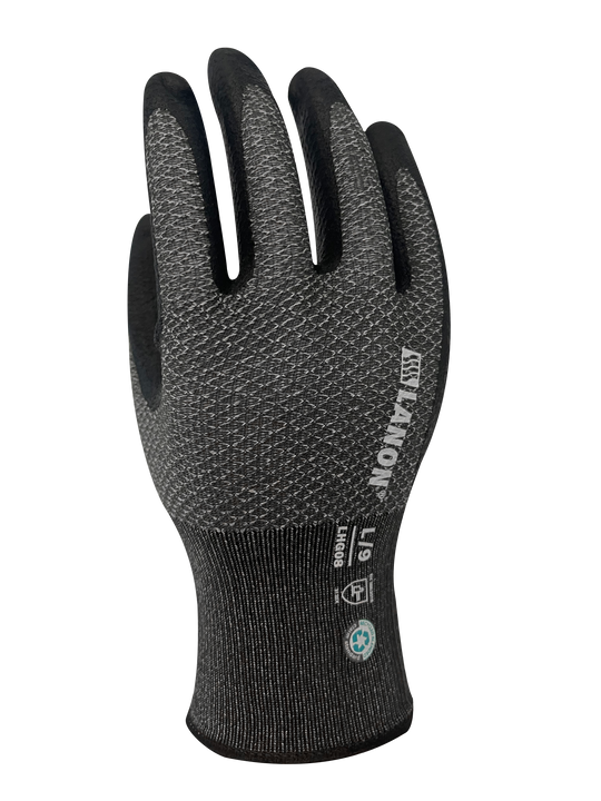 LANON Breathable Nitrile Coated Gardening Gloves, 2 Pairs