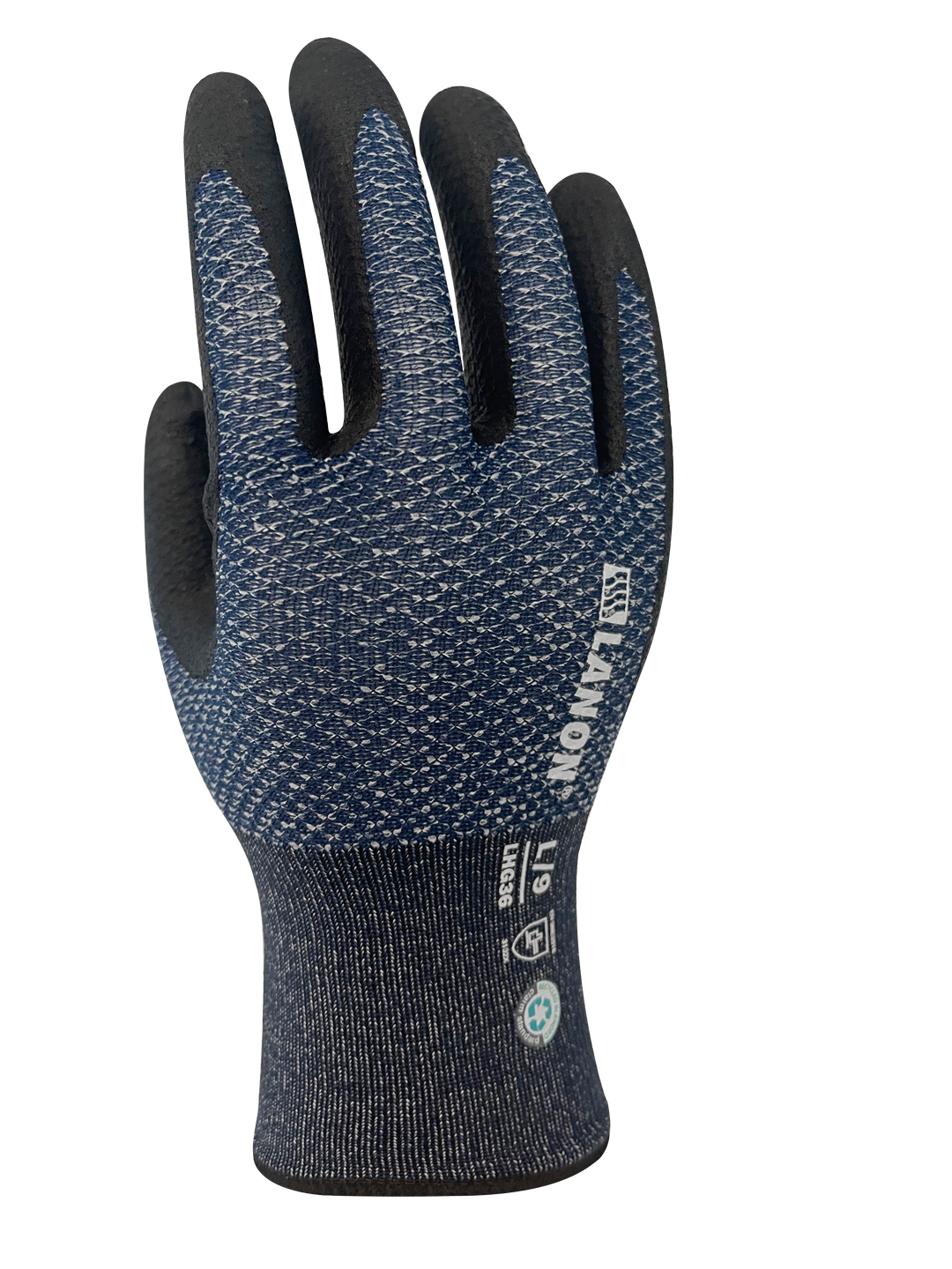 LANON Breathable Nitrile Coated Gardening Gloves, 2 Pairs