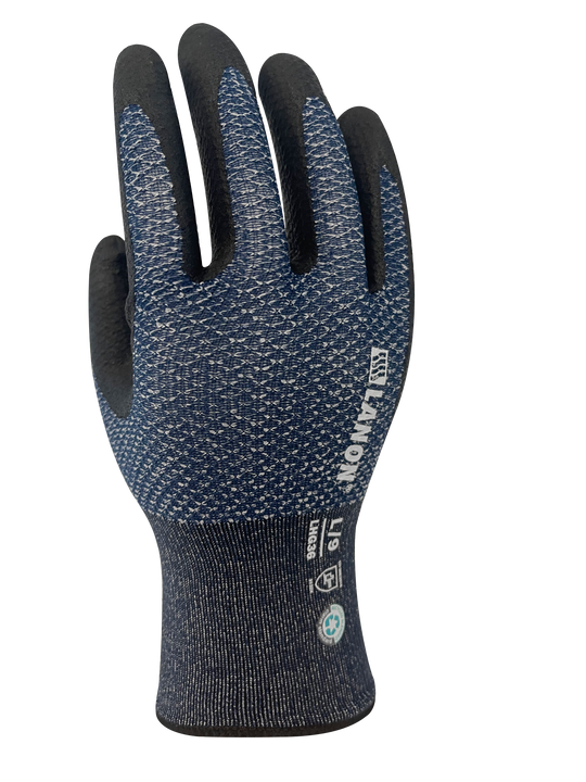 LANON Breathable Nitrile Coated Gardening Gloves, 2 Pairs