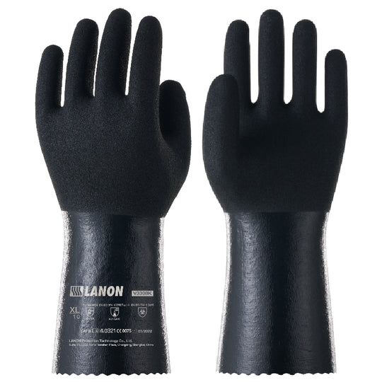 V330BK 丨 Chemical-Resistant Nitrile Gloves