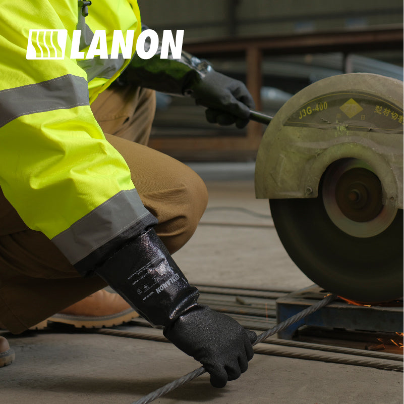 V330BK ESD丨 Chemical-Resistant  Nitrile Gloves