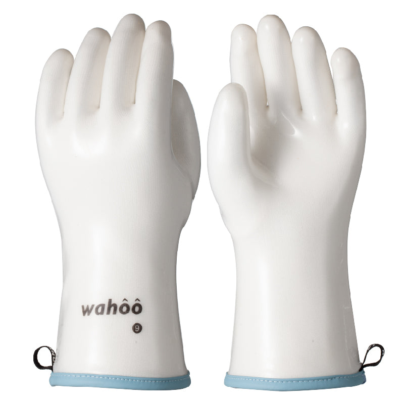 wahoo Liquid Silicone Gloves | White