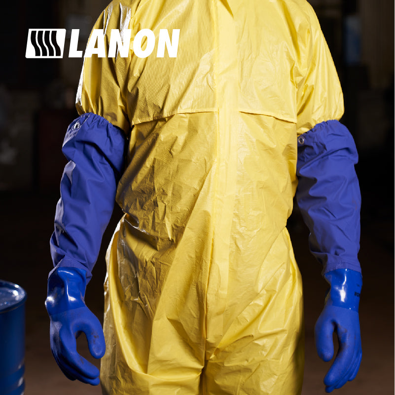 806SL 丨 PVC Extended Sleeve Chemical-Resistant Gloves