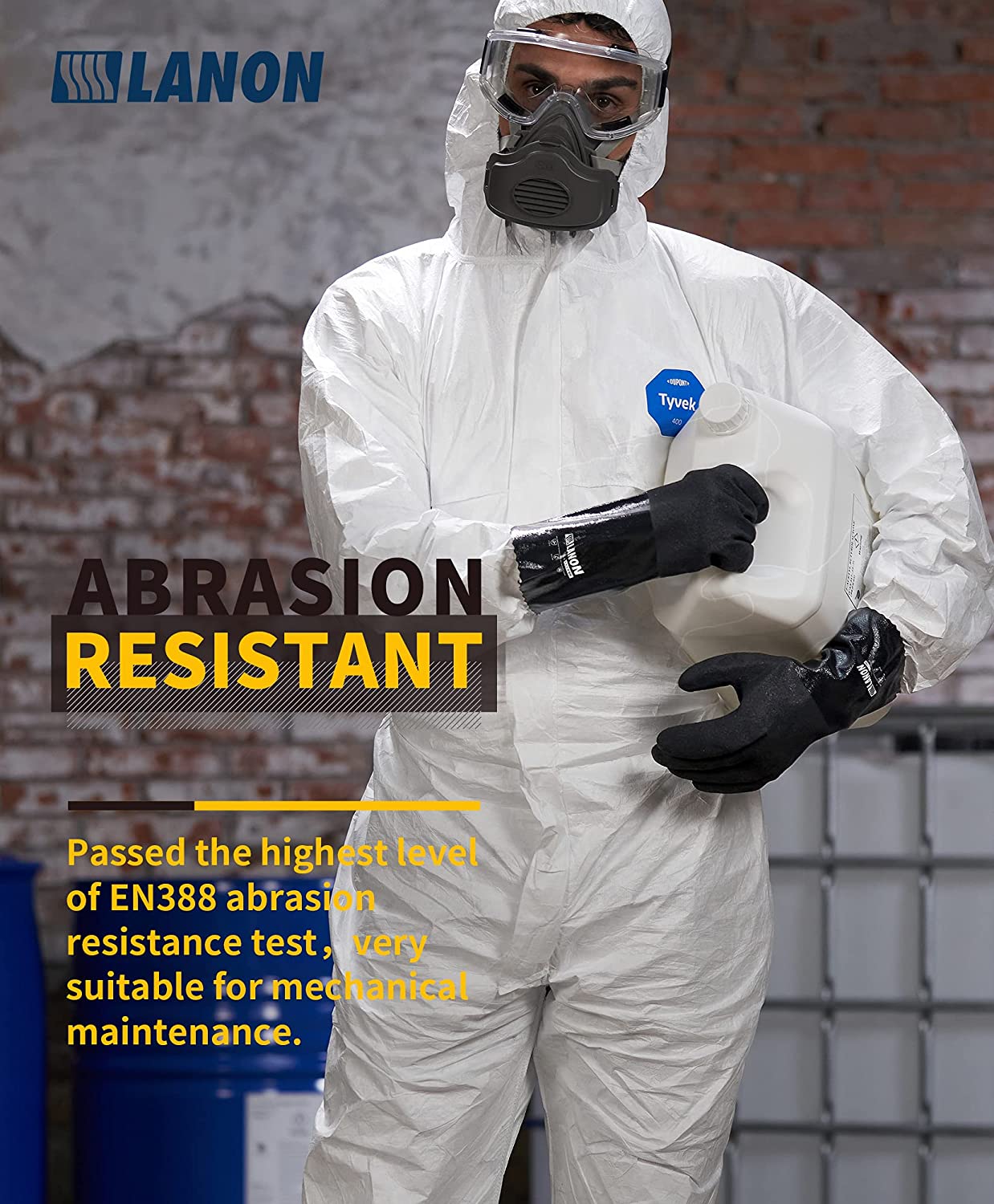 V330BK 丨 Nitrile Chemical Resistant Gloves